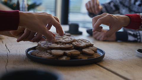 Sweet & spicy rosemary and lime biscuits