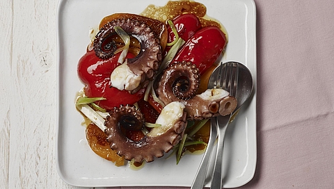 Oktopus auf marinierter Paprika aus der 10 I 10 Händleredition